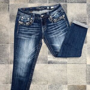 Miss Me Signature Crop Skinny Jeans